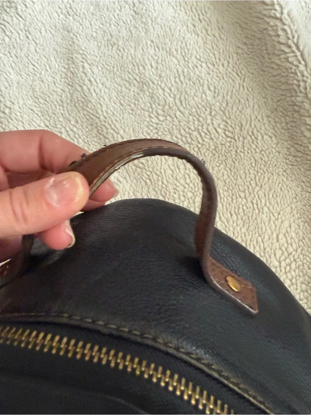 Fossil Small Leather Backpack
